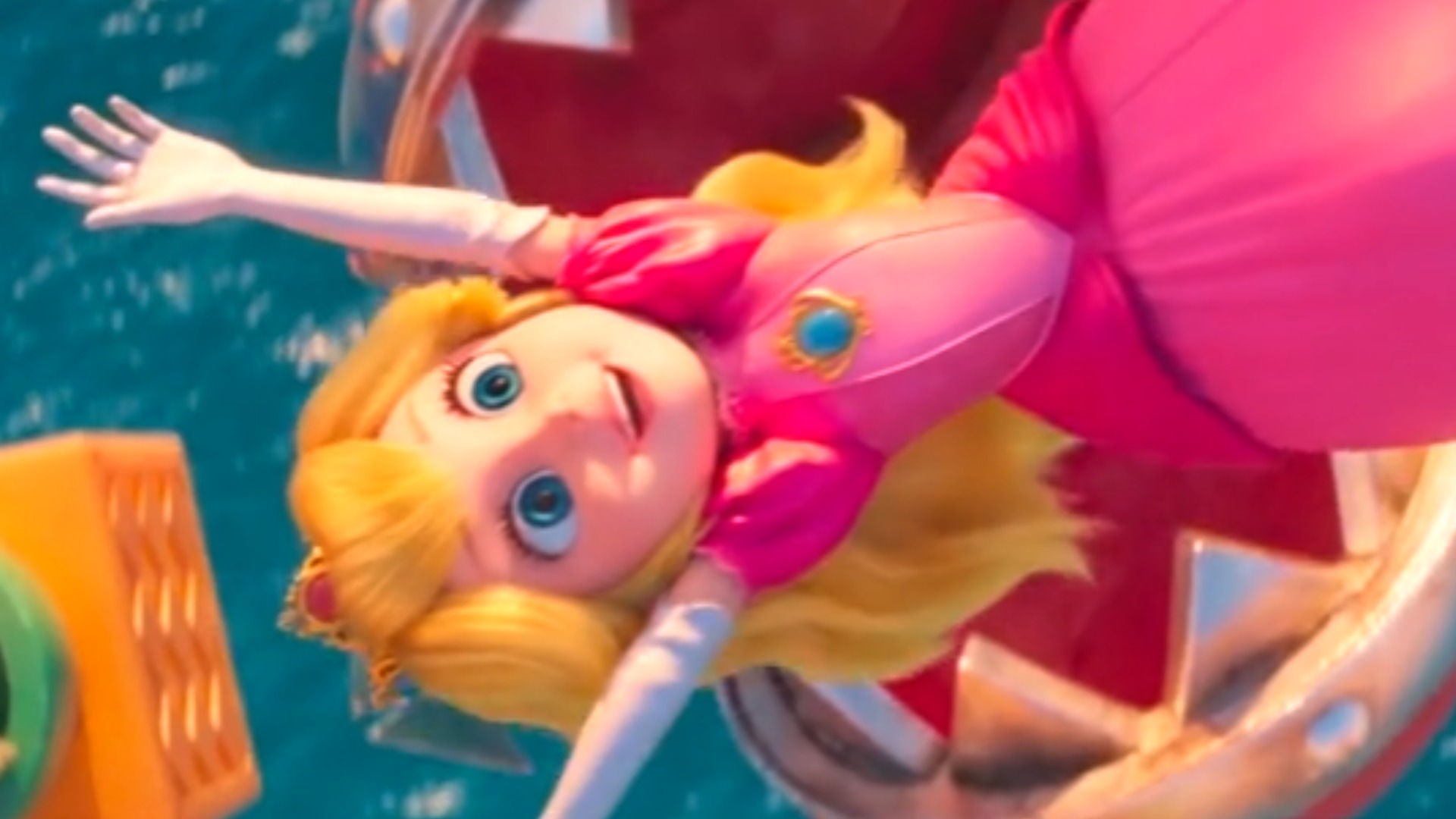 THE SUPER MARIO BROS. MOVIE Princess Peach Training Course Clip (2023) 