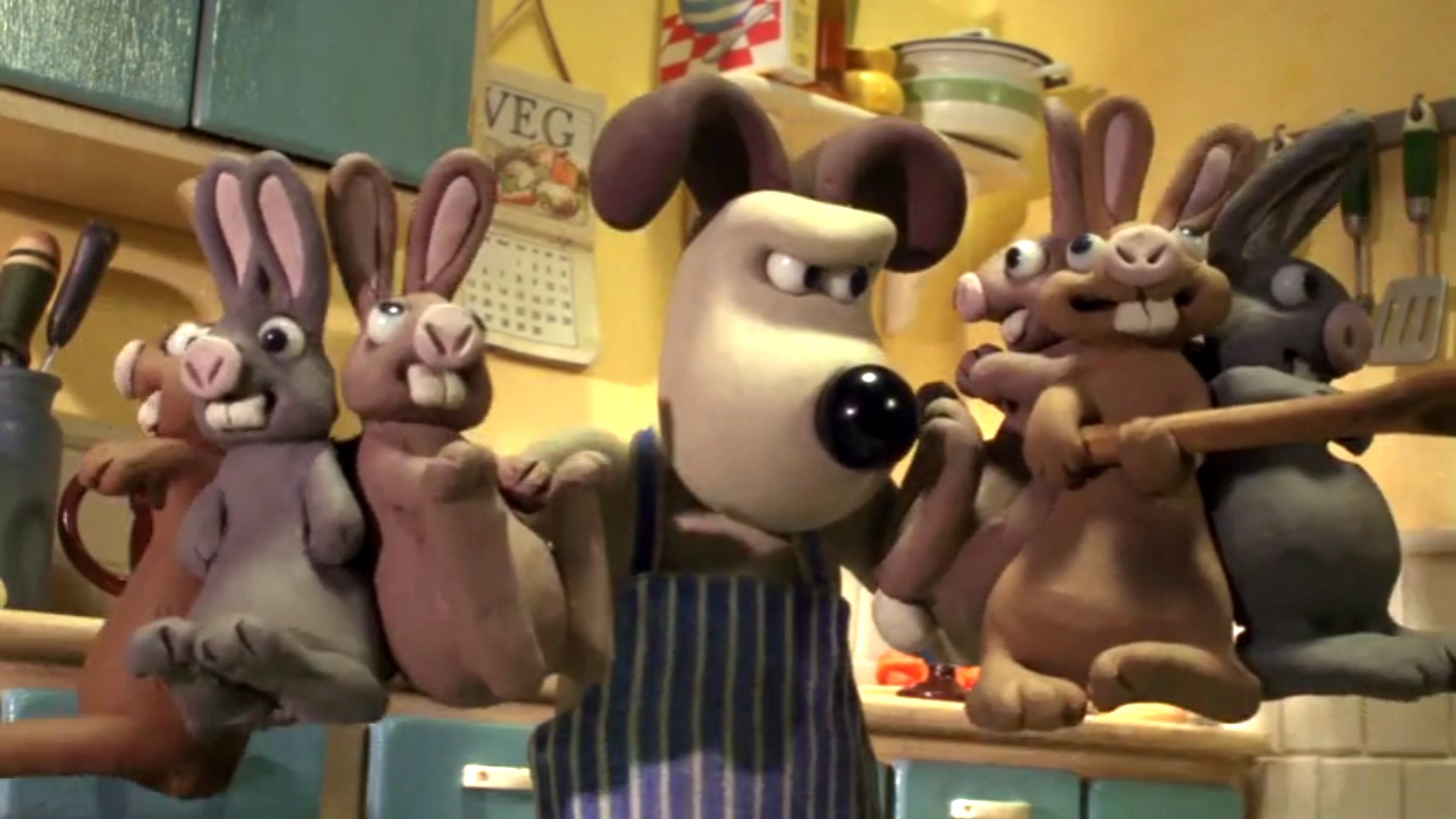 Wallace & Gromit: The Curse Of The Were-rabbit: Official Clip - Rabbit 