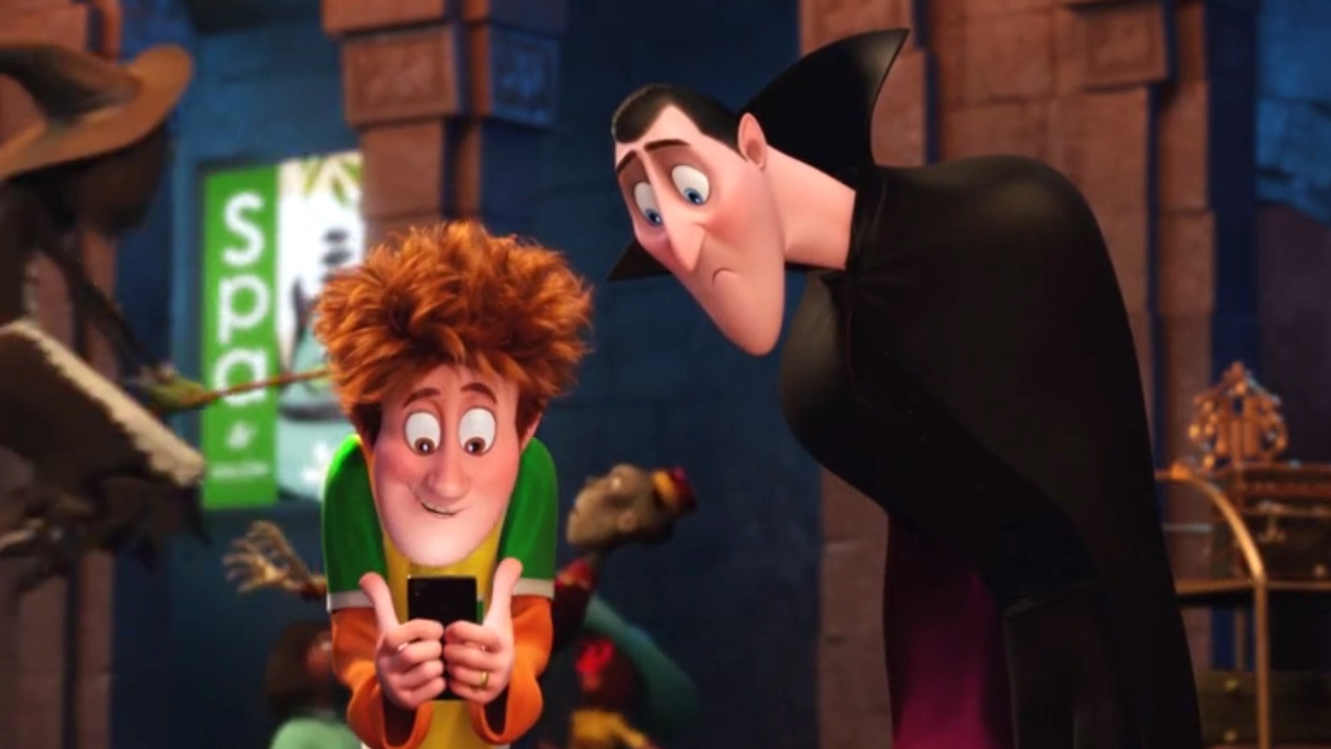 Hotel Transylvania 2: Official Clip - Drac's Social Media Game ...