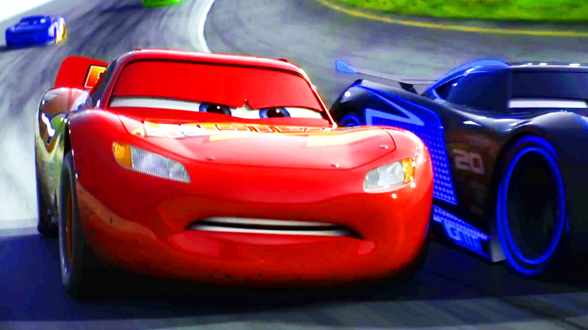 Lightning McQueen Crashes and Burns in Cars 3 Teaser Trailer